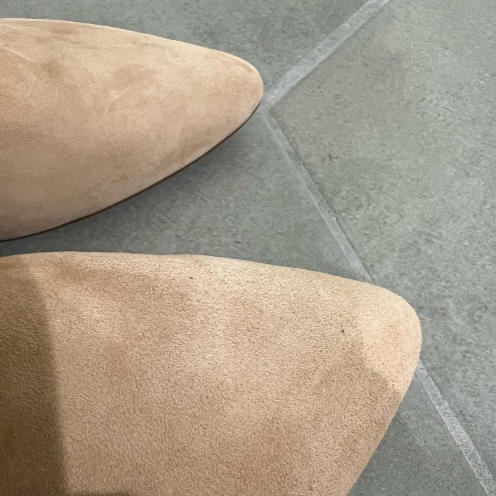 Steve Madden tan pointed toe chain flats - Picture 5 of 11